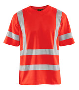 Blåkläder 3380 High Vis UV T-shirt detalje med firmalogo
