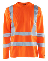 Blåkläder 3381 High Vis UV T-shirt lang ærme materiale med firmalogo