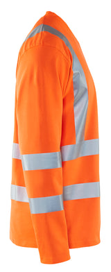 Blåkläder 3381 High Vis UV T-shirt lang ærme produktfoto til broderi