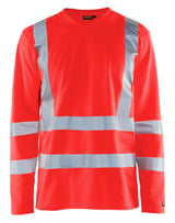 Blåkläder 3381 High Vis UV T-shirt lang ærme detalje med firmalogo