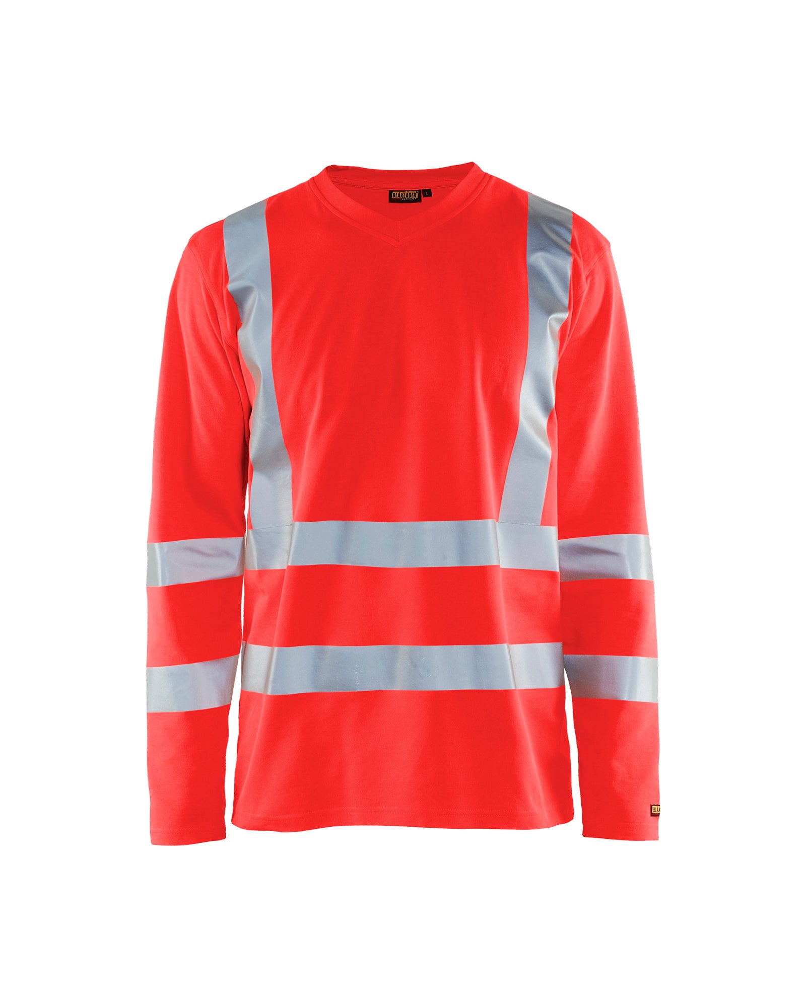 Blåkläder 3381 High Vis UV T-shirt lang ærme, High Vis Rød