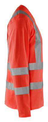 Blåkläder 3381 High Vis UV T-shirt lang ærme produktbillede til broderi
