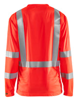 Blåkläder 3383 High Vis UV T-shirt lang ærme materiale med logo