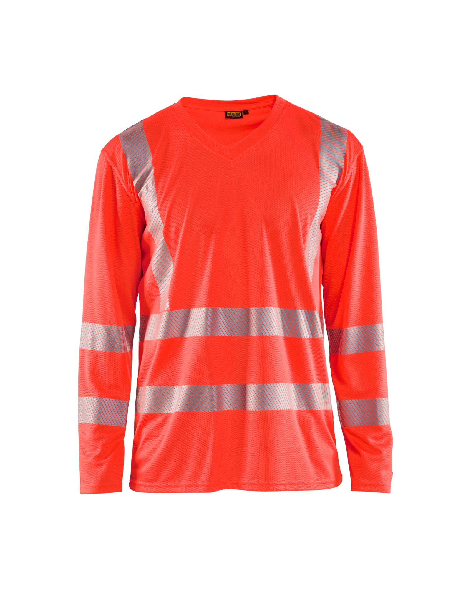 Blåkläder 3385 High Vis UV T-shirt lang ærme, High Vis Rød