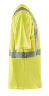 Blåkläder 3386 High Vis UV T-shirt detalje til broderi