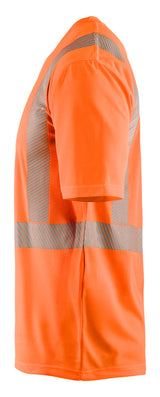 Blåkläder 3386 High Vis UV T-shirt produktbillede med tryk