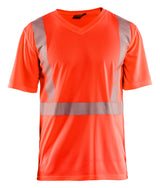 Blåkläder 3386 High Vis UV T-shirt detalje med firmalogo