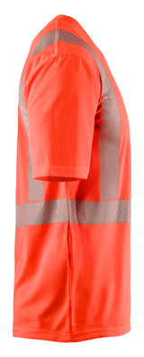 Blåkläder 3386 High Vis UV T-shirt produktbillede til broderi