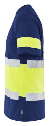 Blåkläder 3387 High Vis T-shirt produktfoto med tryk