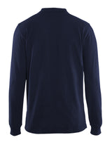 Blåkläder 3388 Poloshirt lang ærme produktbillede med logo