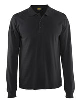 Blåkläder 3388 Poloshirt lang ærme produktfoto med tryk