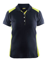 Blåkläder 3390 Dame Poloshirt nærbillede med logo
