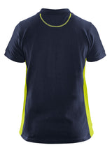 Blåkläder 3390 Dame Poloshirt produktbillede med tryk