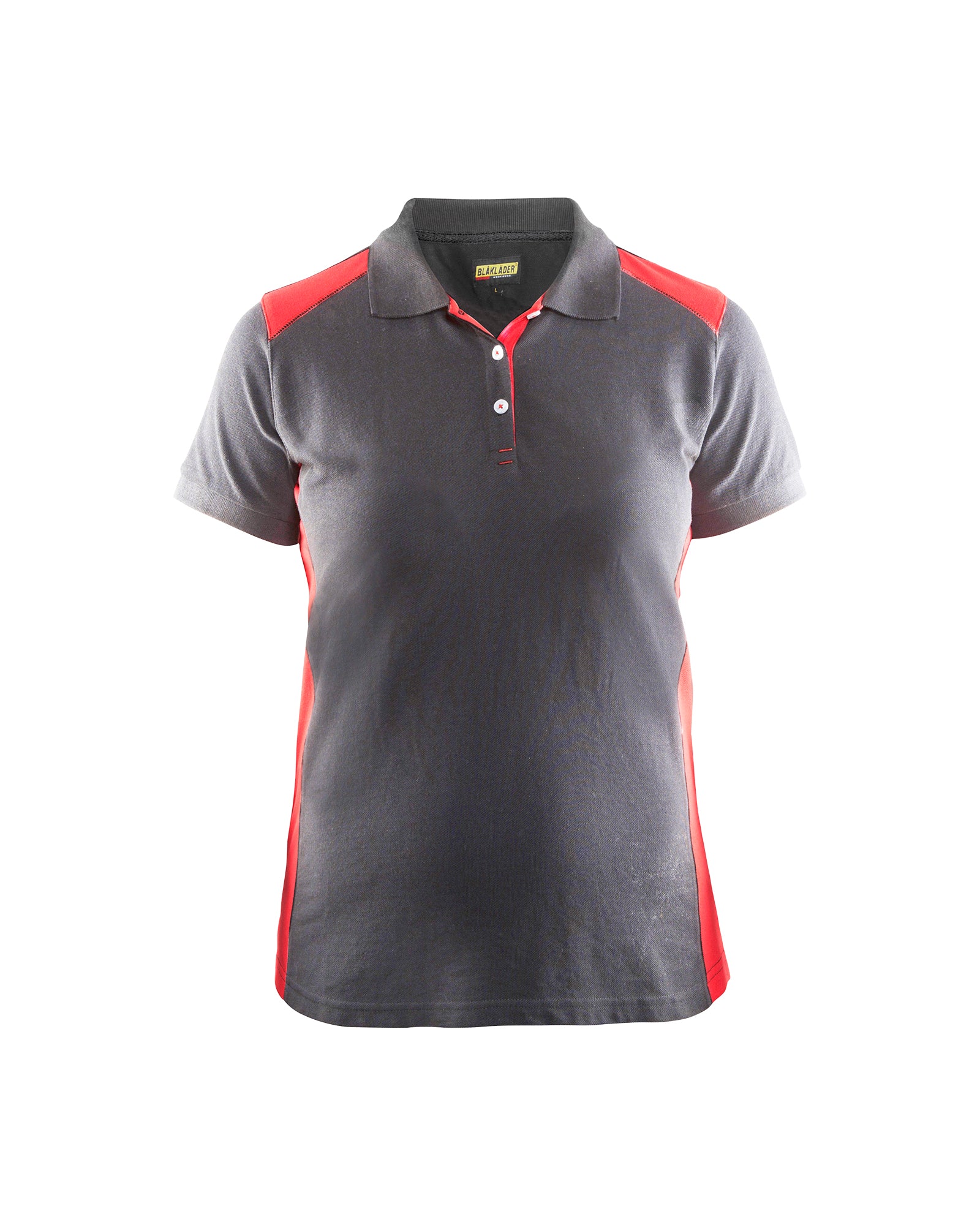 Blåkläder 3390 Dame Poloshirt, Grå/Rød