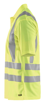 Blåkläder 3391 High Vis UV Poloshirt produktfoto med tryk