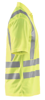 Blåkläder 3391 High Vis UV Poloshirt detalje til broderi