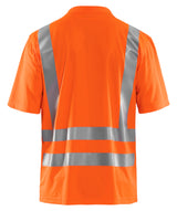 Blåkläder 3391 High Vis UV Poloshirt nærbillede med logo