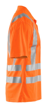 Blåkläder 3391 High Vis UV Poloshirt produktfoto til broderi