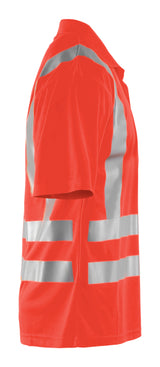 Blåkläder 3391 High Vis UV Poloshirt produktbillede til broderi