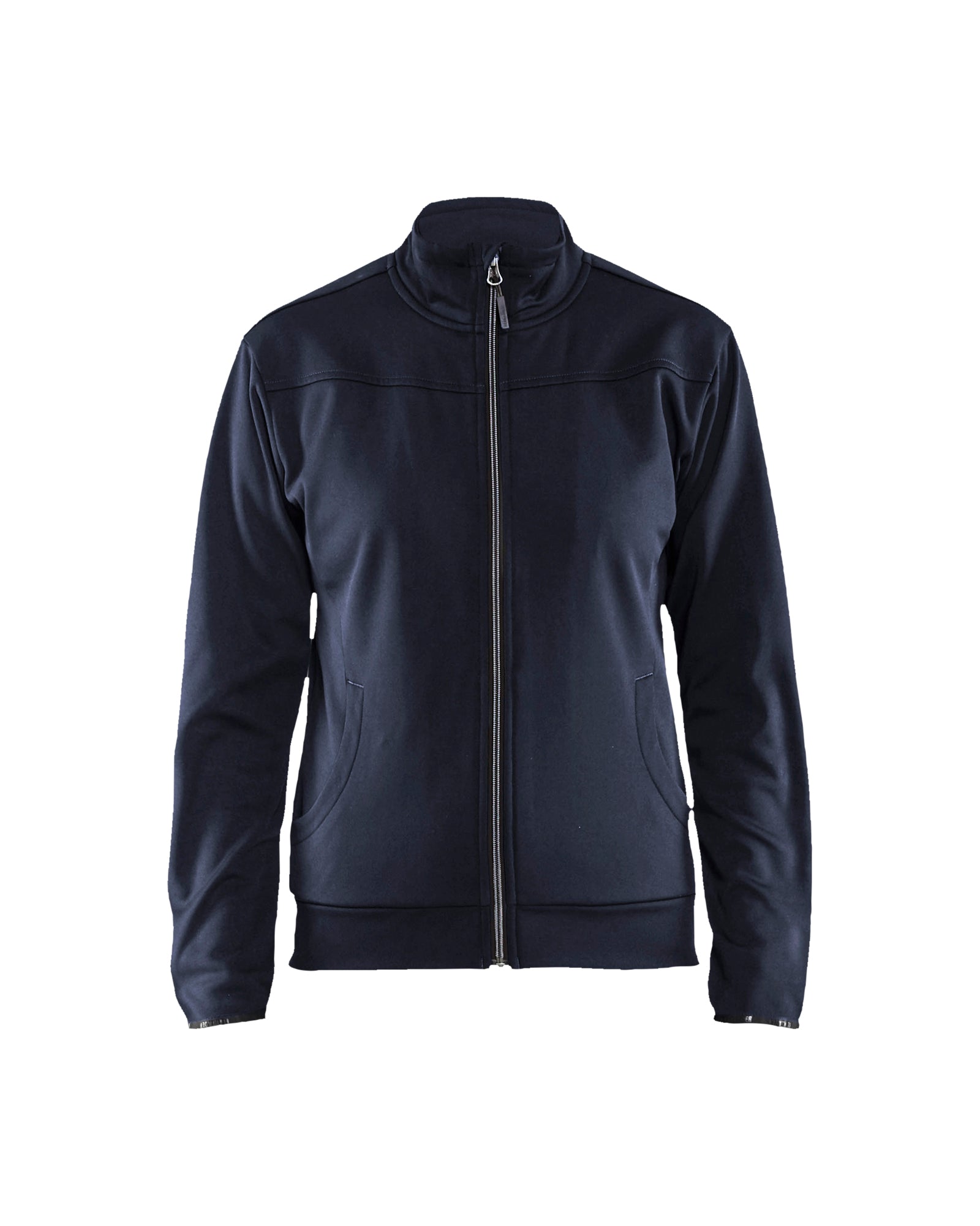 Blåkläder 3394 Dame Sweatshirt full zip, Mørk Marineblå/Sort