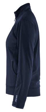 Blåkläder 3394 Dame Sweatshirt full zip produktbillede med tryk