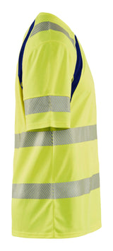 Blåkläder 3397 High Vis UV T-shirt detalje til broderi