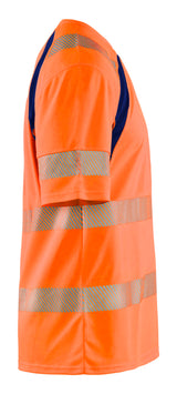 Blåkläder 3397 High Vis UV T-shirt produktbillede til broderi