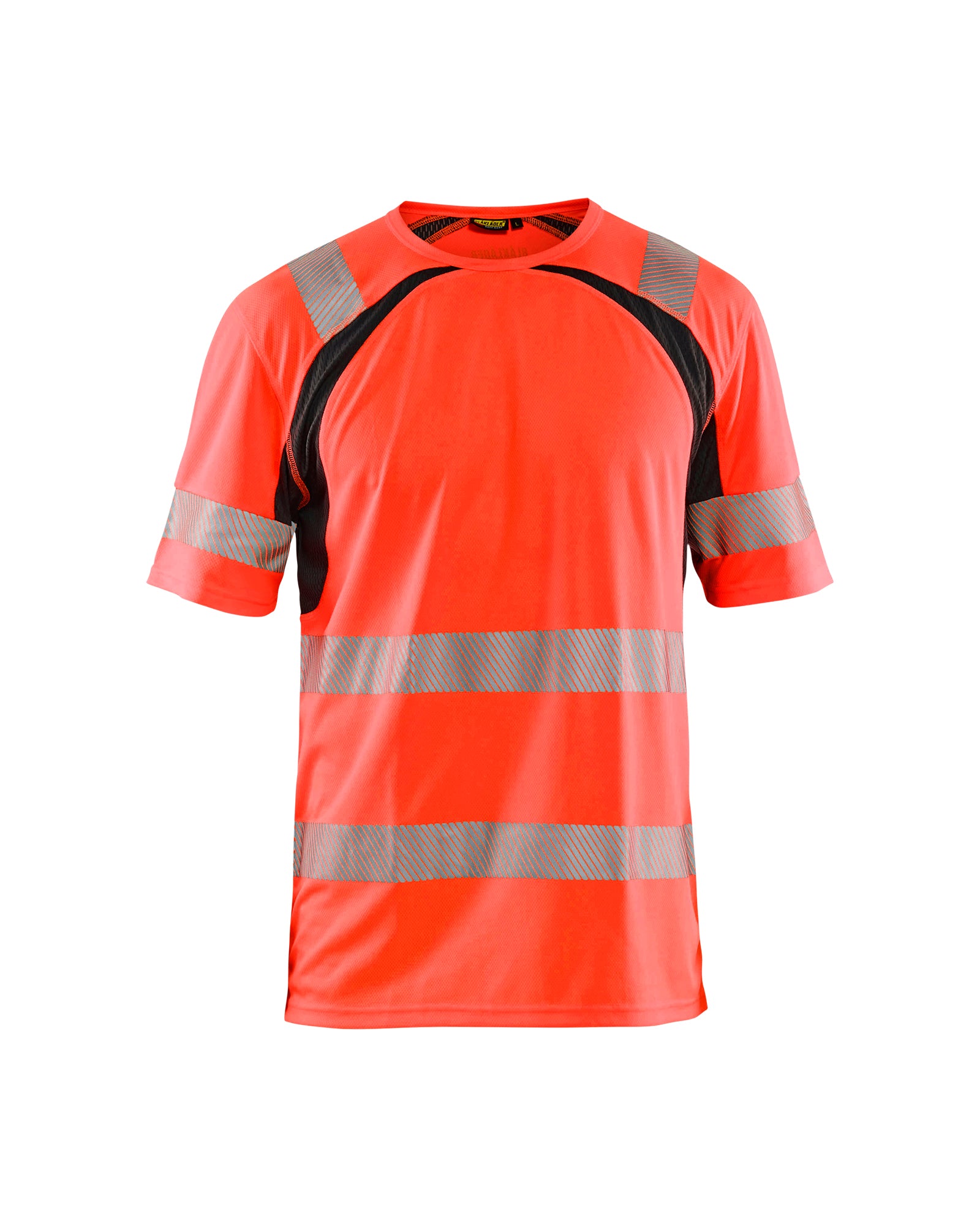 Blåkläder 3397 High Vis UV T-shirt, High Vis Rød/Sort