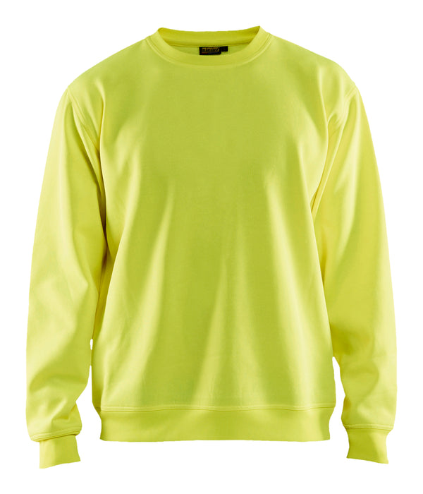 Blåkläder 3401  High Vis Sweatshirt med tryk eller logo – arbejdstøj og firmatøj