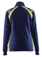 Blåkläder 3403 Dame Sweatshirt half zip produktbillede med logo