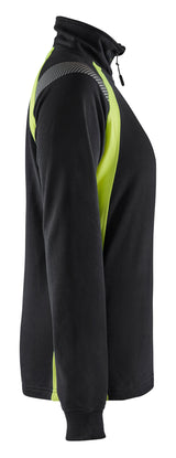 Blåkläder 3403 Dame Sweatshirt half zip produktfoto til broderi