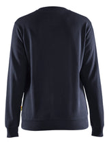 Blåkläder 3408 Dame Sweatshirt nærbillede med logo