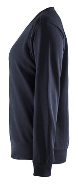 Blåkläder 3408 Dame Sweatshirt produktbillede med tryk