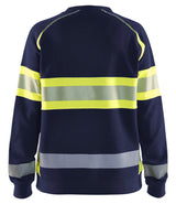 Blåkläder 3409 Dame High Vis Sweatshirt produktbillede med logo