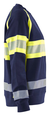 Blåkläder 3409 Dame High Vis Sweatshirt detalje til broderi