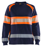 Blåkläder 3409 Dame High Vis Sweatshirt materiale med firmalogo