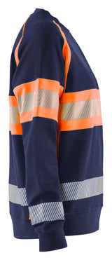 Blåkläder 3409 Dame High Vis Sweatshirt produktfoto til broderi
