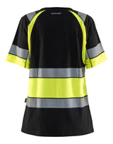 Blåkläder 3410 Dame High Vis T-shirt produktbillede med logo