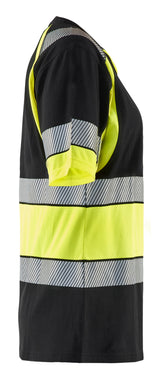 Blåkläder 3410 Dame High Vis T-shirt detalje til broderi