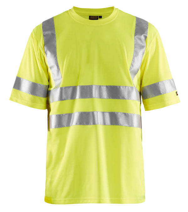 Blåkläder 3413 High Vis T-shirt med tryk eller logo – arbejdstøj og firmatøj