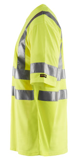 Blåkläder 3413 High Vis T-shirt produktfoto med tryk