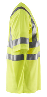 Blåkläder 3413 High Vis T-shirt detalje til broderi