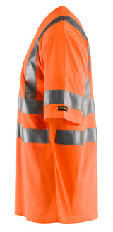Blåkläder 3413 High Vis T-shirt produktbillede med tryk