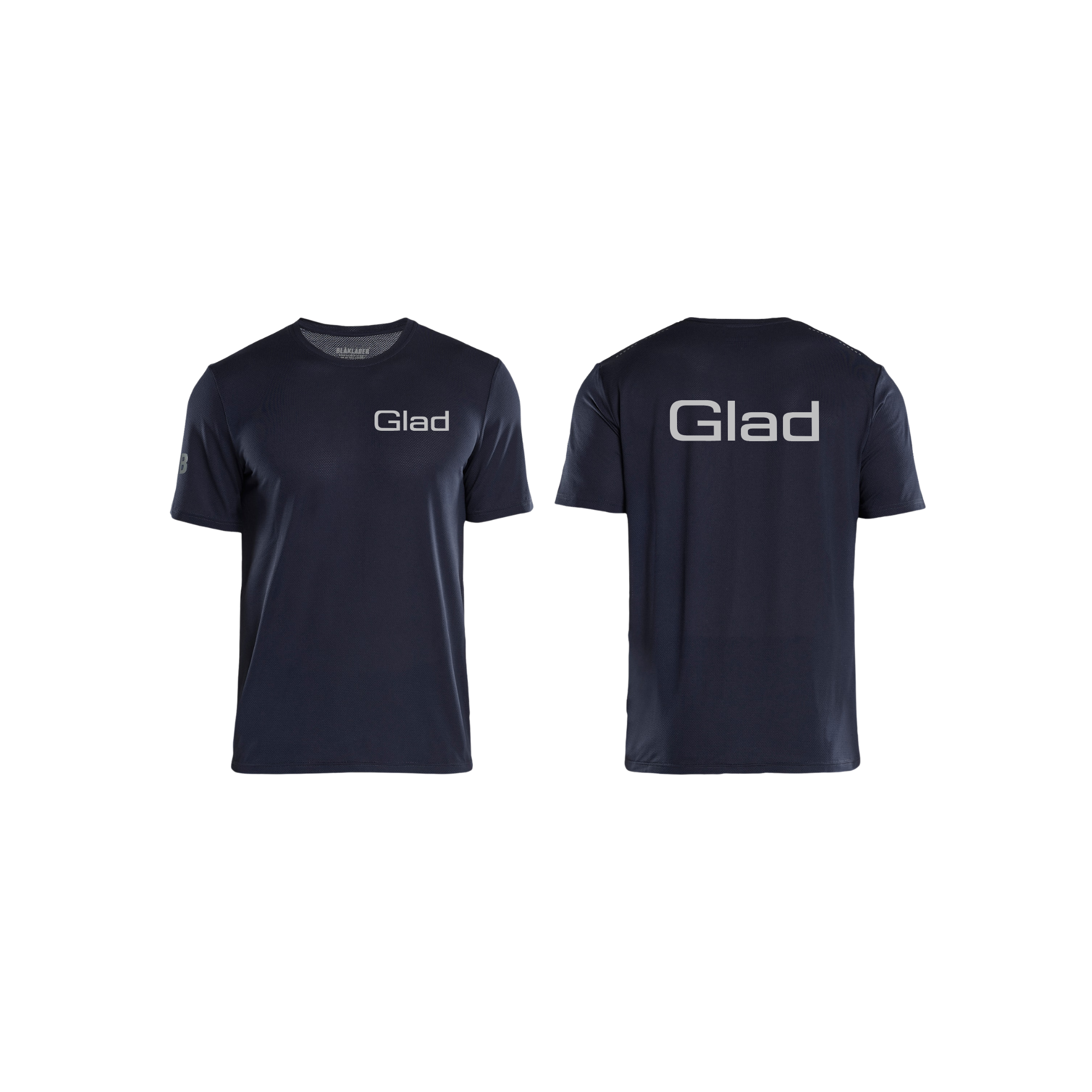 Peer Glad's 3415 UV T-shirt m. bryst & ryg-logo