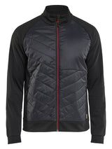 Blåkläder 3418 Hybrid sweatshirt detalje med firmalogo