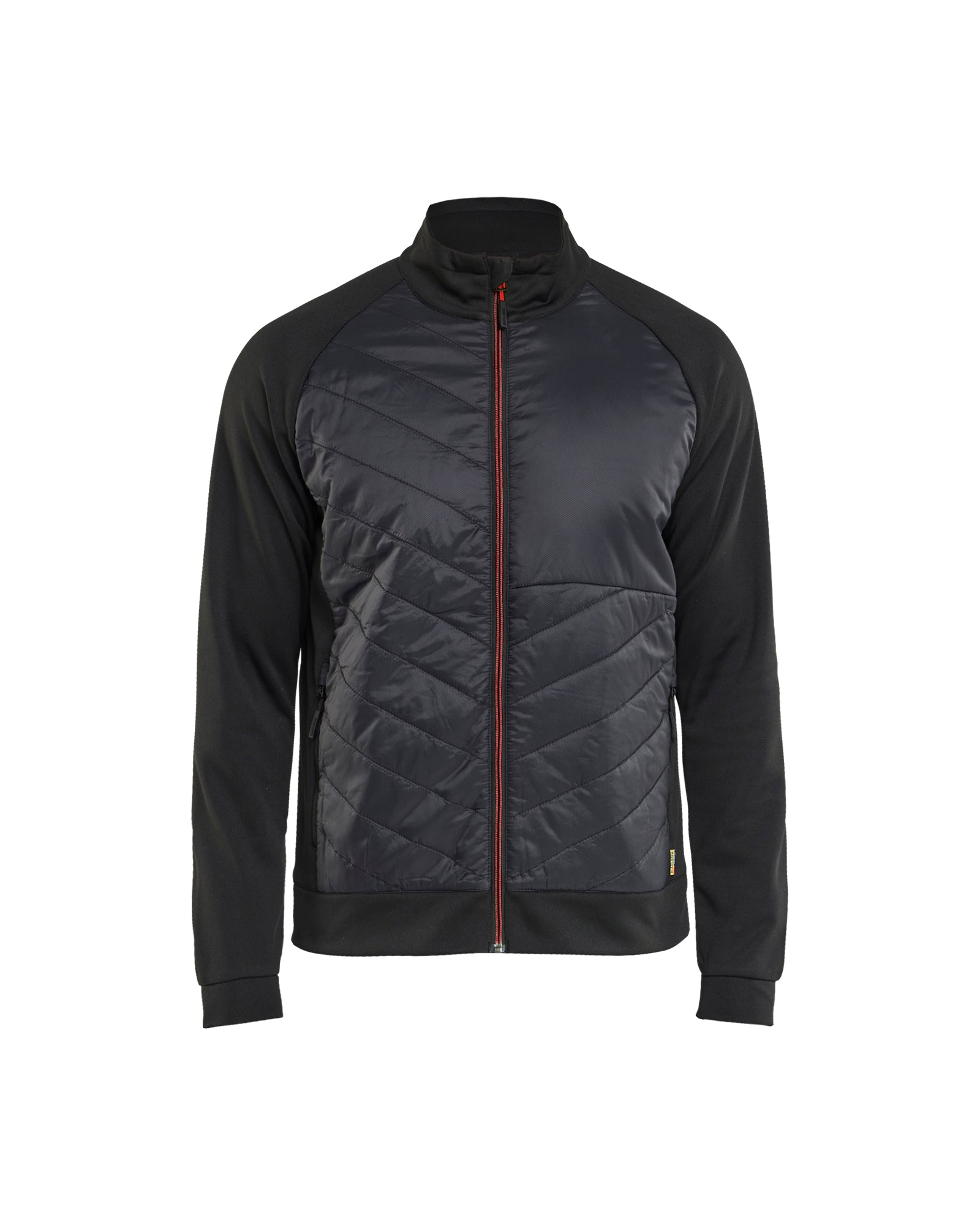 Blåkläder 3418 Hybrid sweatshirt, Sort/Rød