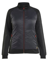 Blåkläder 3419 Dame Hybrid Sweatshirt detalje med firmalogo