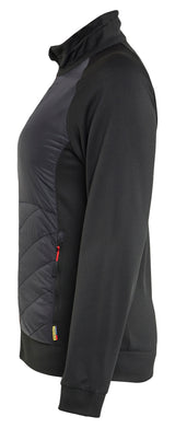 Blåkläder 3419 Dame Hybrid Sweatshirt nærbillede med tryk