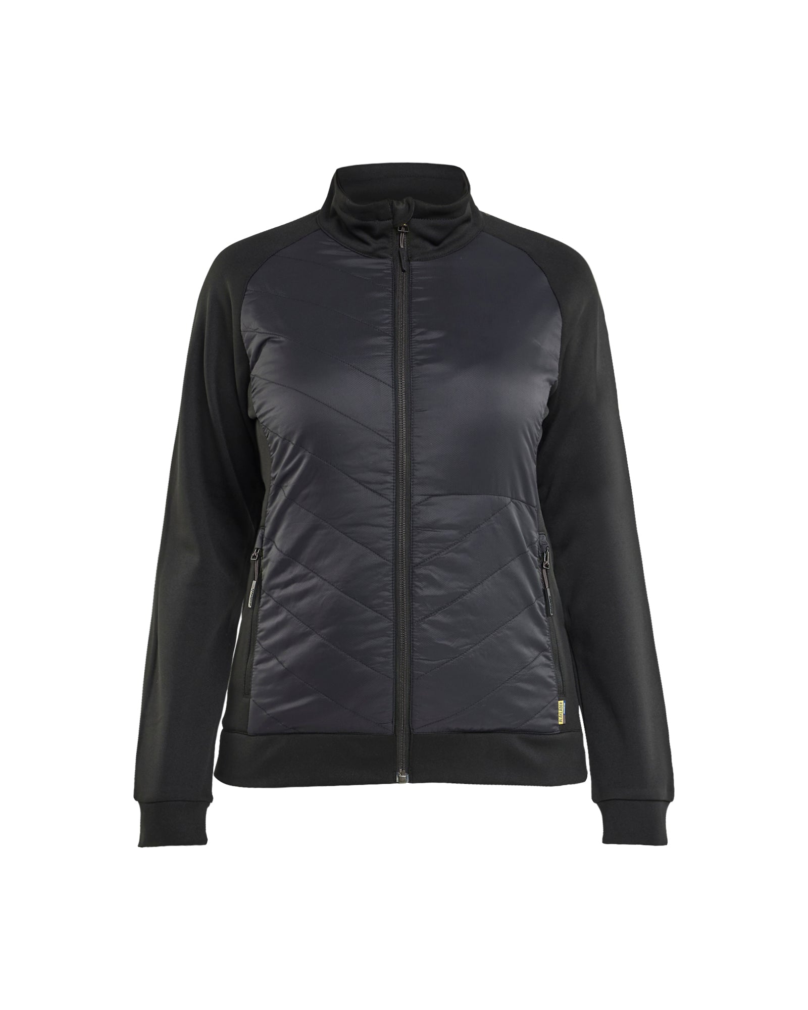 Blåkläder 3419 Dame Hybrid Sweatshirt, Sort/Mørk Grå