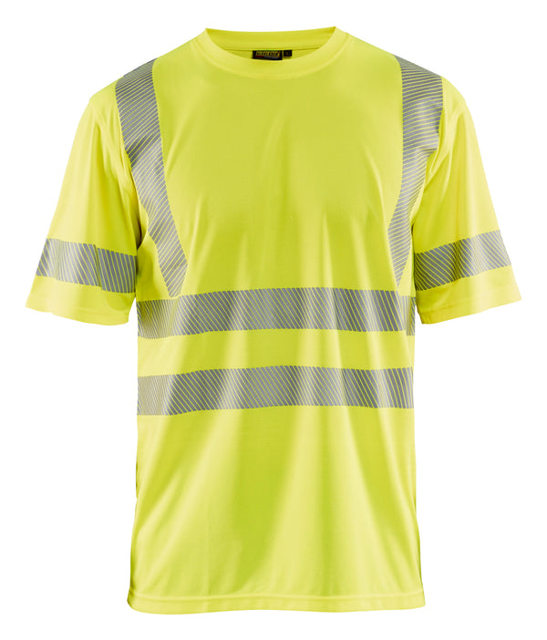 Blåkläder 3420 High Vis UV T-shirt med tryk eller logo – arbejdstøj og firmatøj
